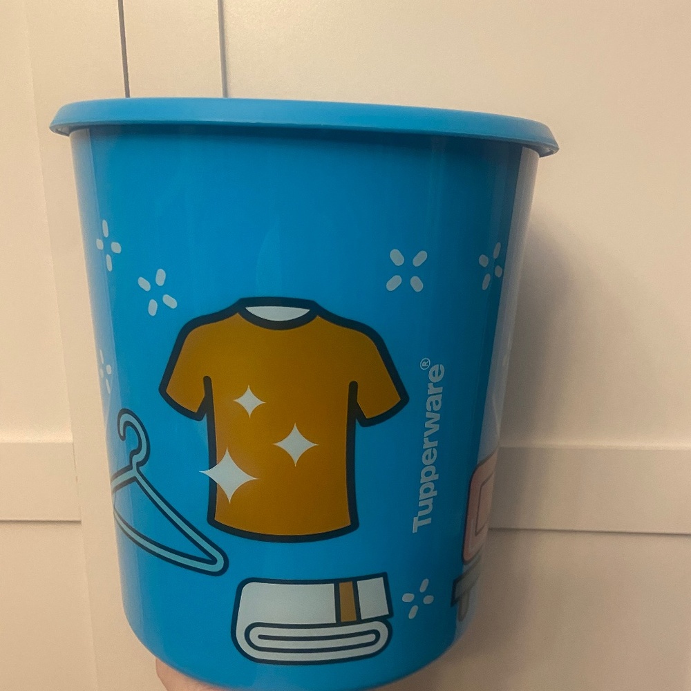Tupperware Exclusive Laundry Canister
